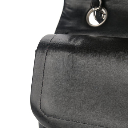 Chanel Lambskin Quilted Medium Double Flap Black 10 of 12