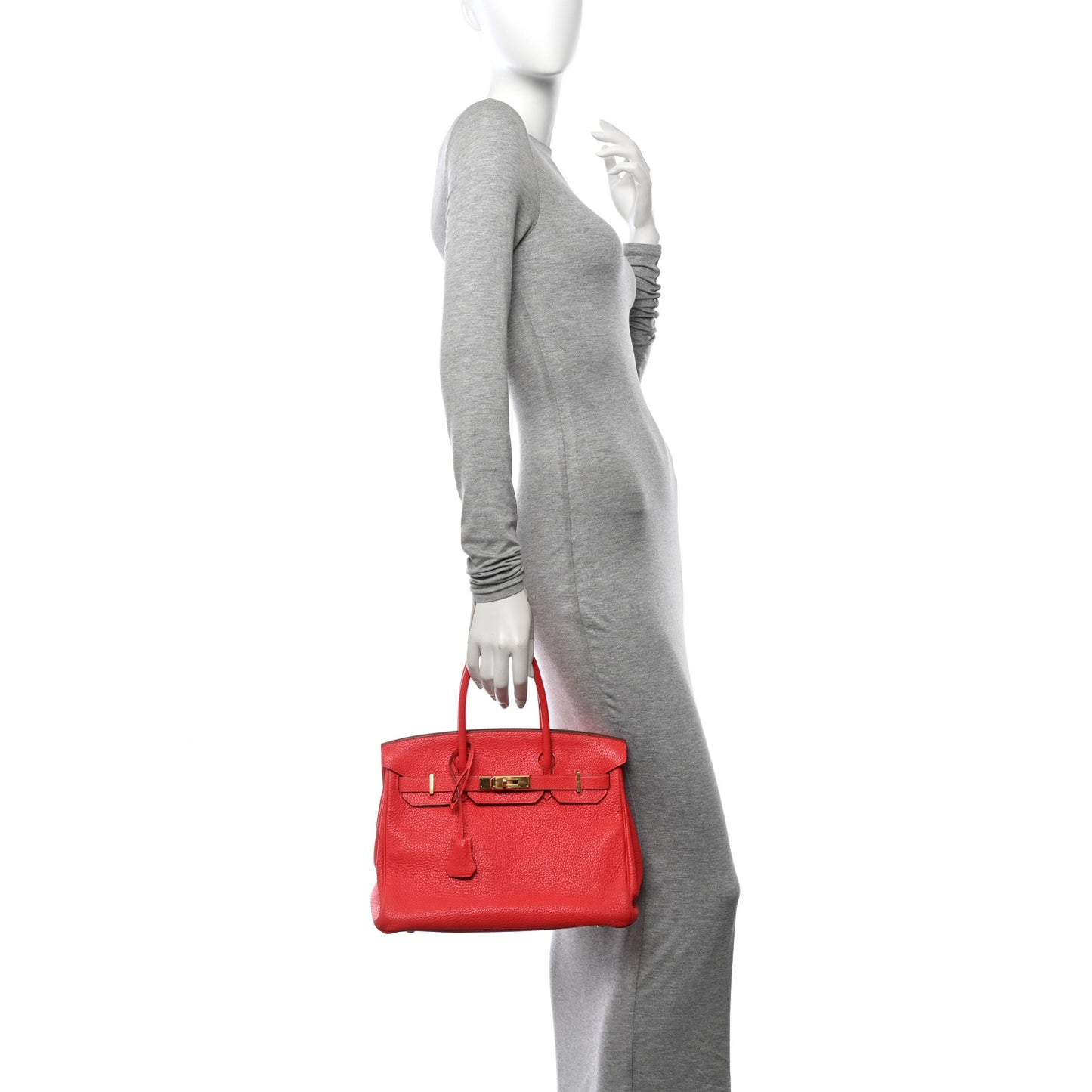 Taurillon Clemence Birkin 30 Rose Jaipur