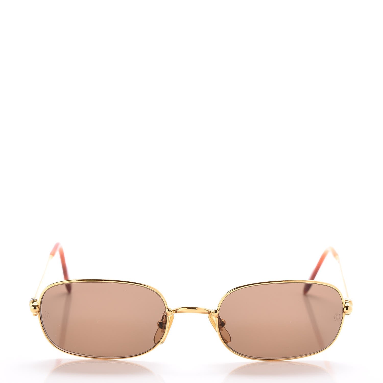 Cartier Oval Sunglasses 140 Gold 3 of 8