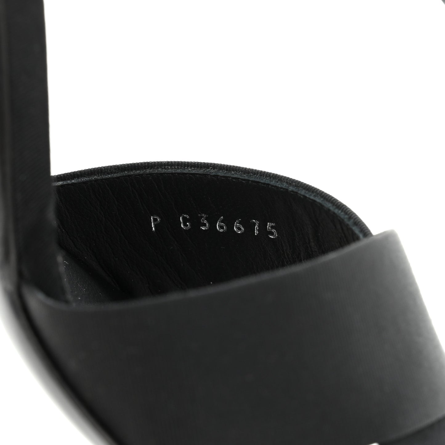 Grosgrain Pearl Sandals 41 Black