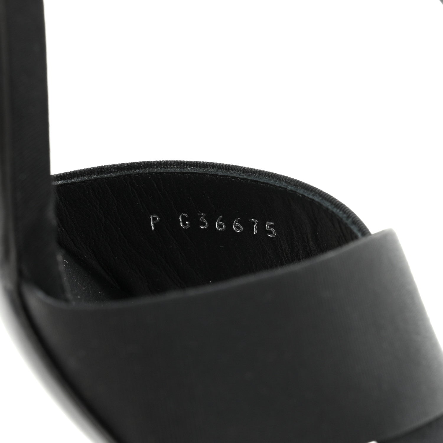 Chanel Grosgrain Pearl Sandals 41 Black 9 of 10