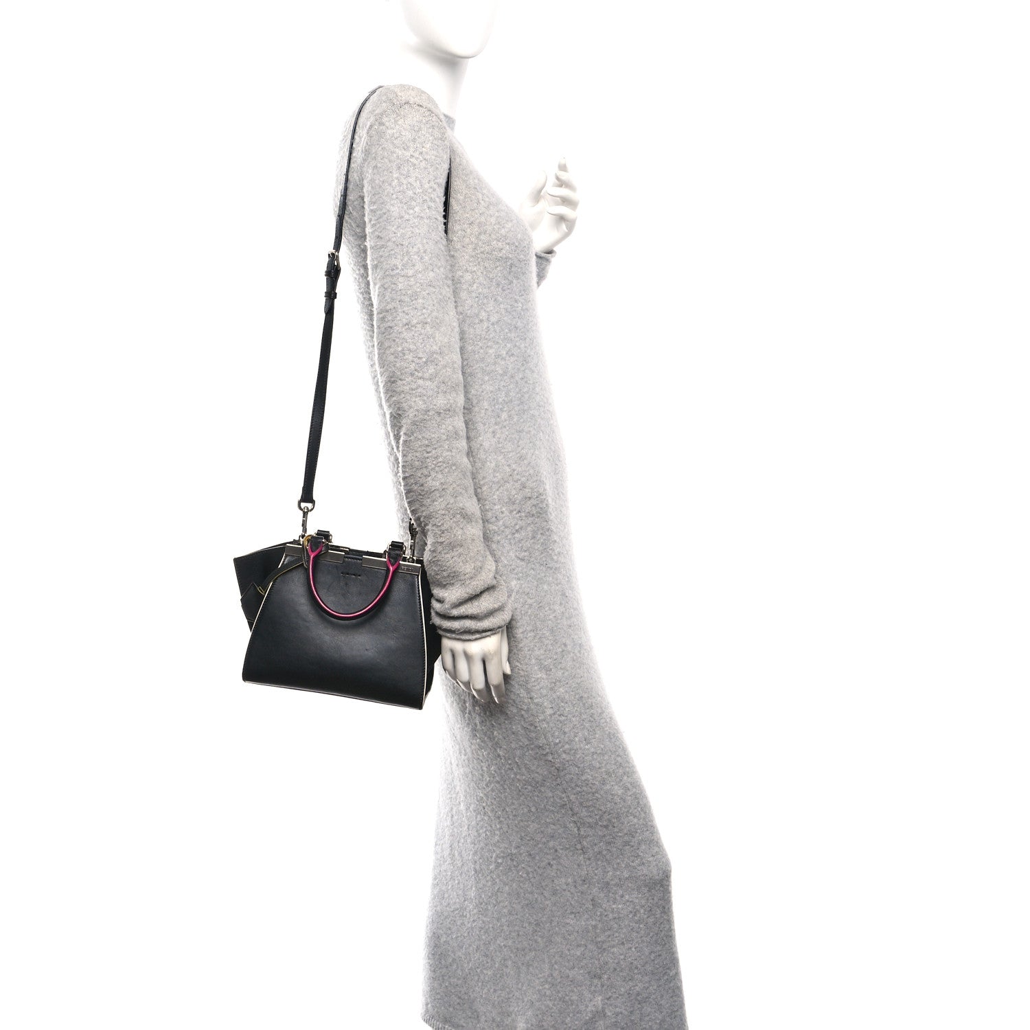 Fendi Vitello Dolce Mini 3Jours Tote Black 1849306 – FASHIONPHILE