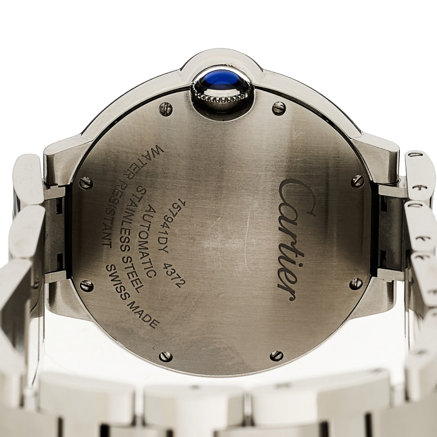 Cartier Stainless Steel 36mm Ballon Bleu De Cartier Automatic Watch 4 of 5