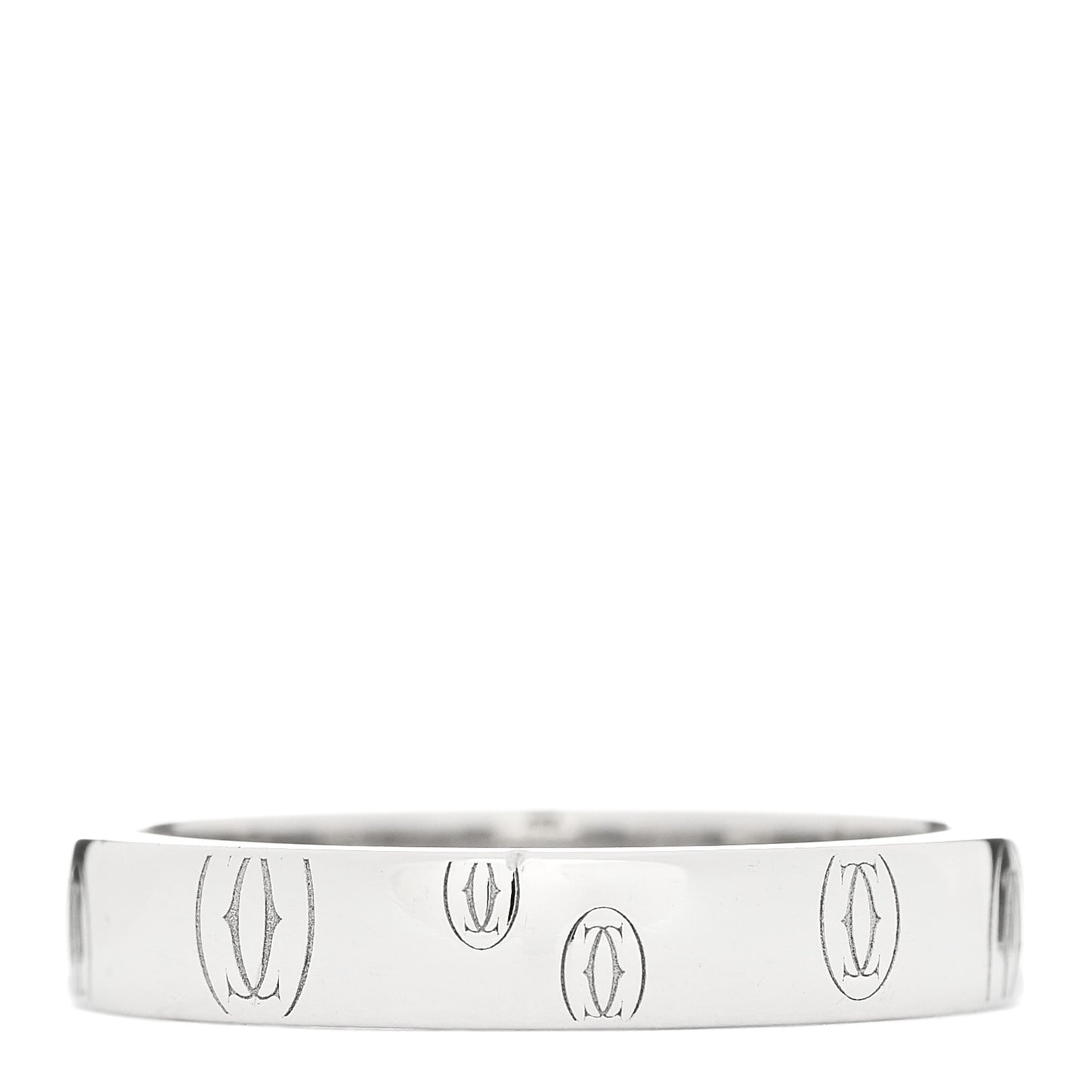 Platinum 4mm Happy Birthday Band Ring 59 8.75