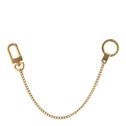 Louis Vuitton Metal Pochette Extender Key Ring Chain Gold 1 of 5