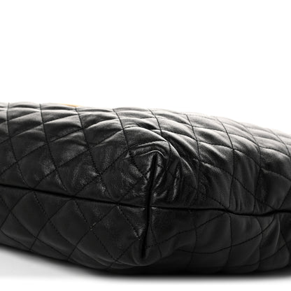 Saint Laurent Lambskin Quilted Maxi Icare Shopping Tote Black 11 of 11