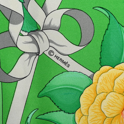 Hermes Silk Fleurs De L'Opera Scarf 90 4 of 4