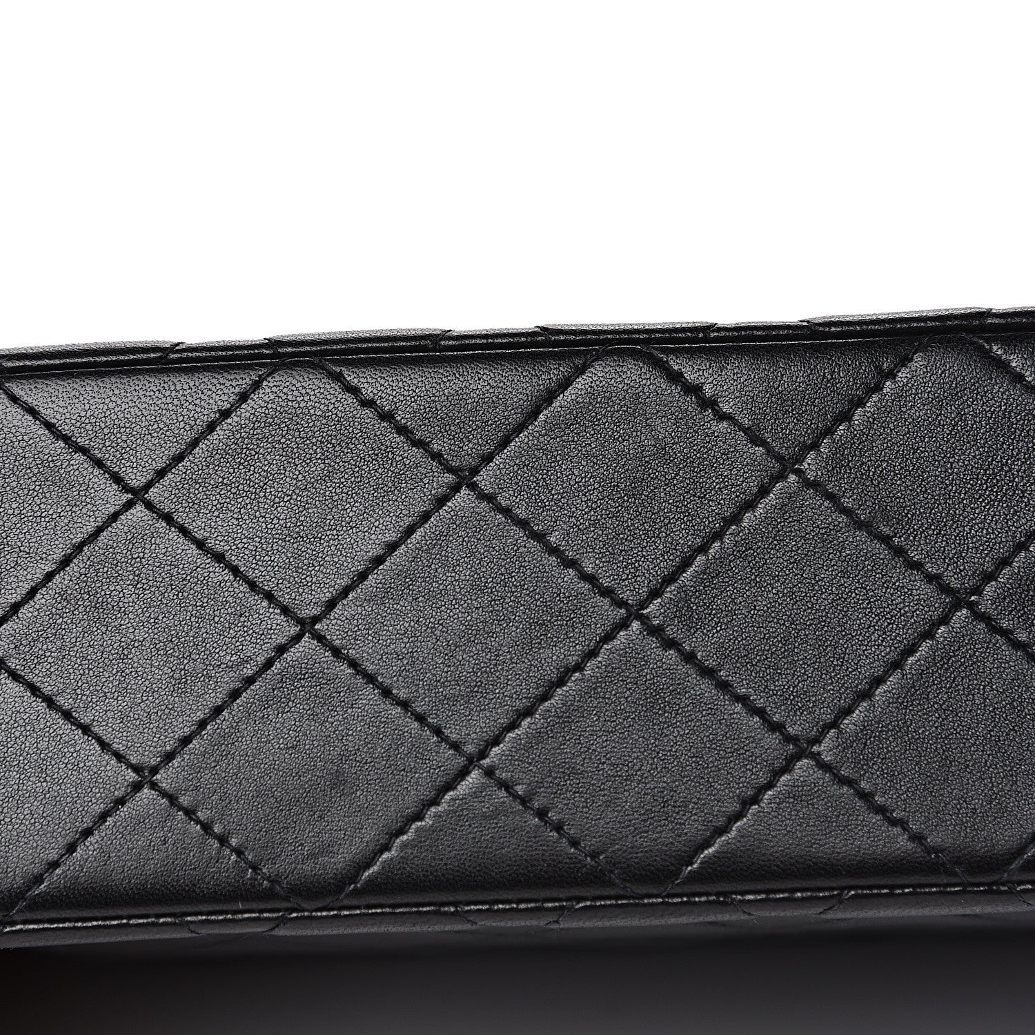 Chanel Lambskin Quilted Medium Double Flap Black 8 of 18