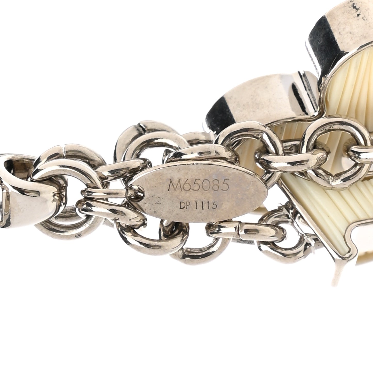 Fleur d Epi Bag Charm Ivory