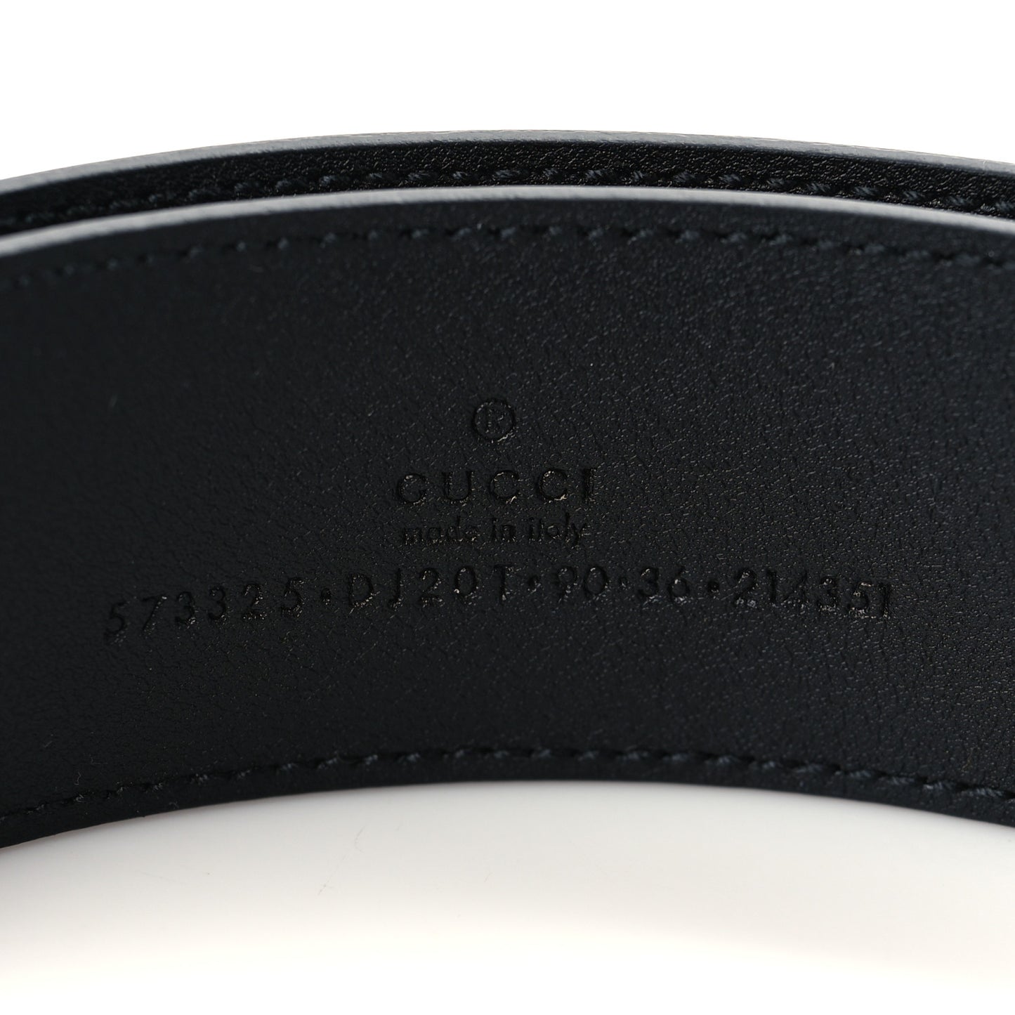 Textured Dollar Calfskin 40mm Belt 90 36 Black