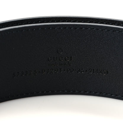 Gucci Textured Dollar Calfskin 40mm Belt 90 36 Black 4 of 6