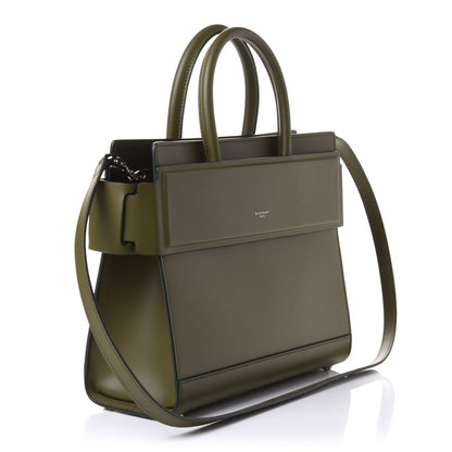 Givenchy Smooth Calfskin Small Horizon Satchel Khaki 6 of 12