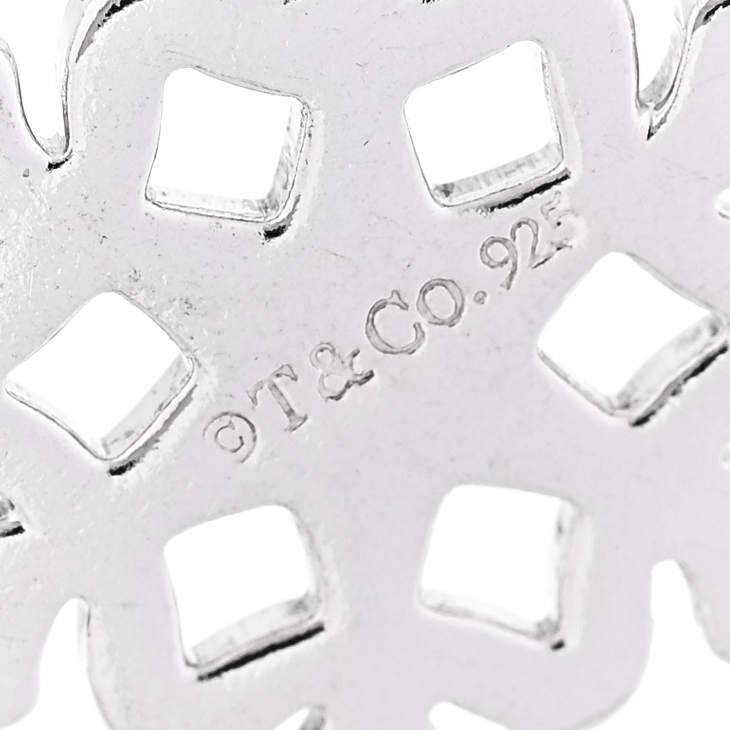 Tiffany Sterling Silver Snowflake Charm 3 of 3