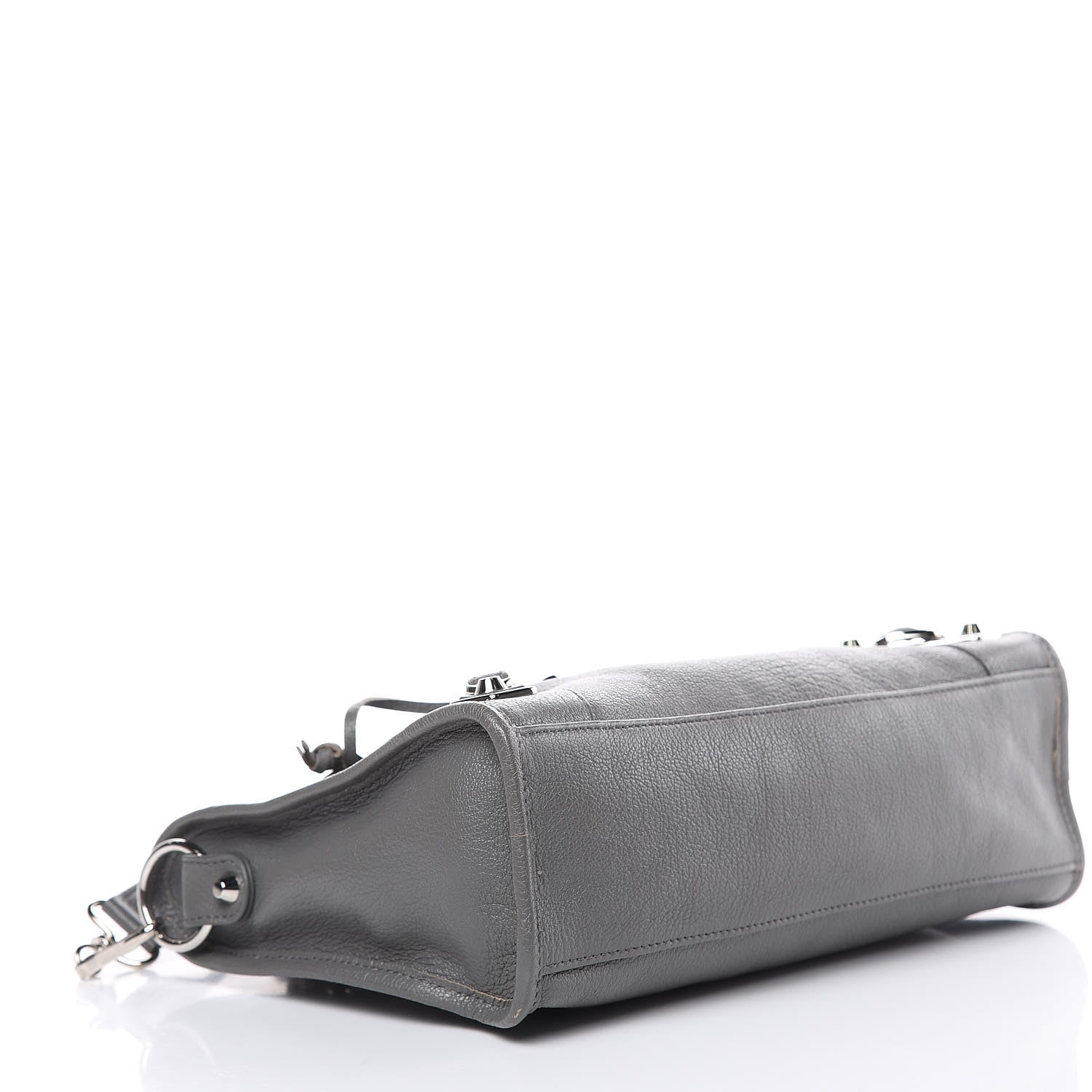 Balenciaga Chevre Silver Metallic Edge Hardware S City Gris Acier 4 of 10