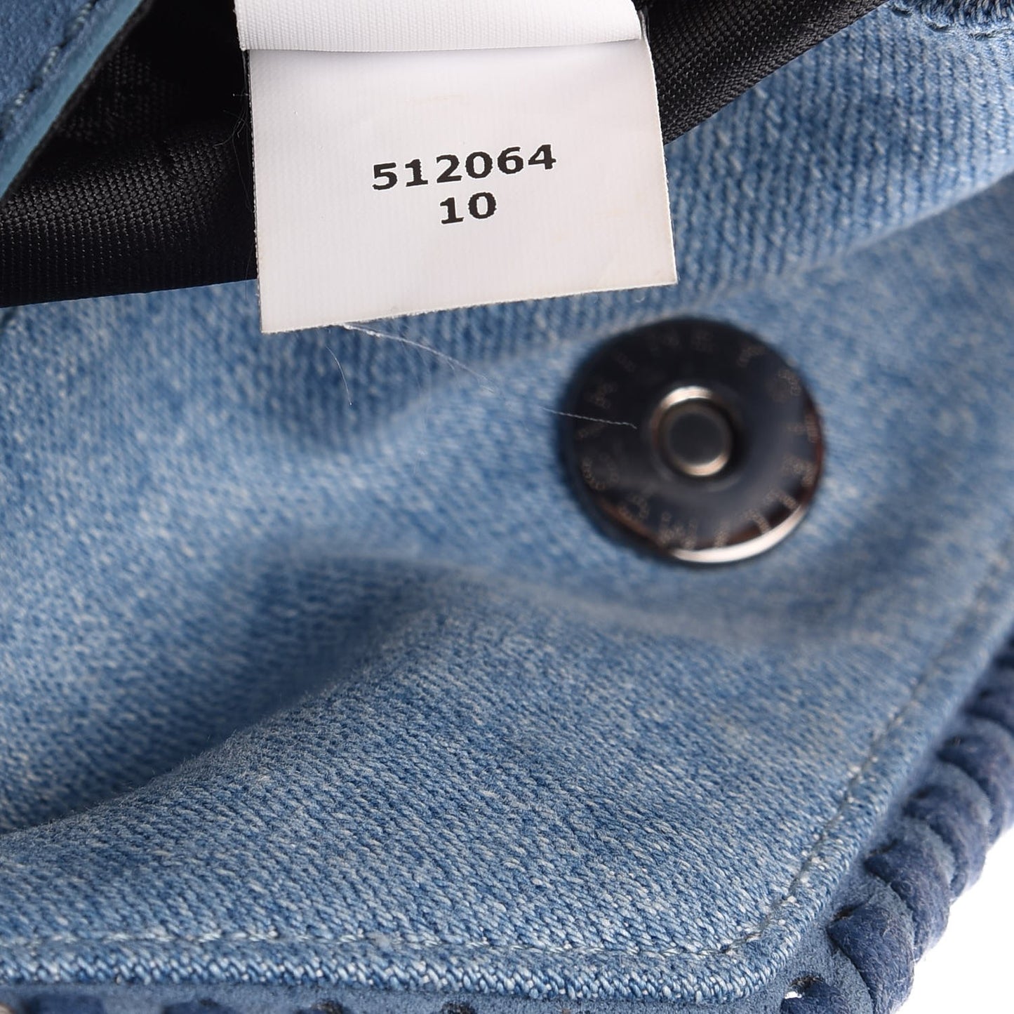 Denim Mini Star Falabella Tote Blue