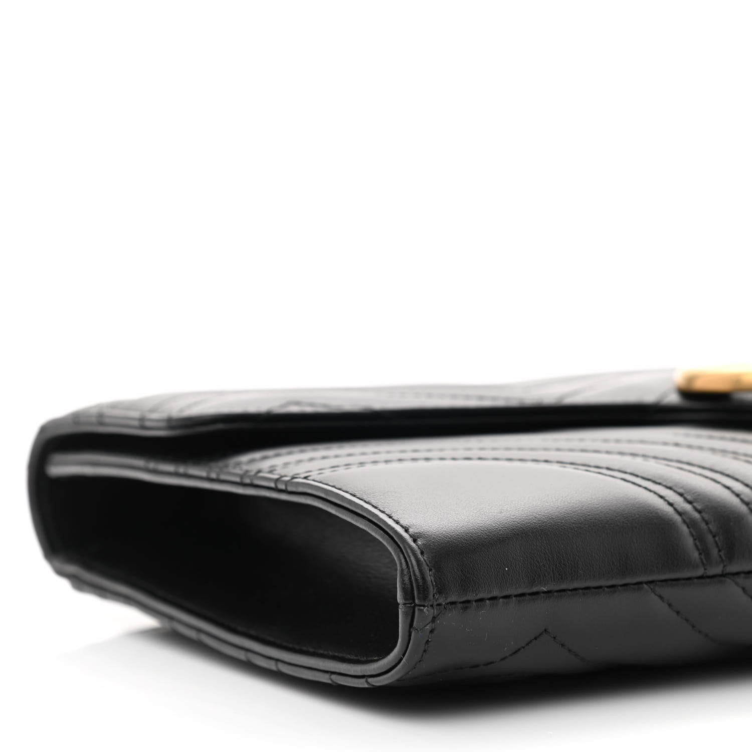 Gucci Calfskin Matelasse GG Marmont Clutch Black 9 of 11