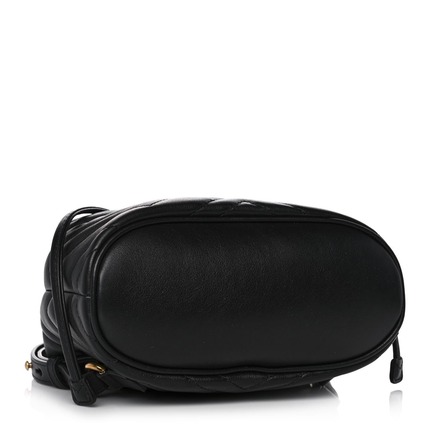 Gucci Calfskin Matelasse GG Marmont Flap Backpack Black 4 of 12