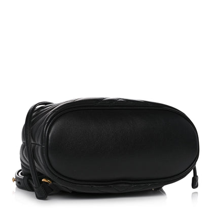 Gucci Calfskin Matelasse GG Marmont Flap Backpack Black 4 of 12
