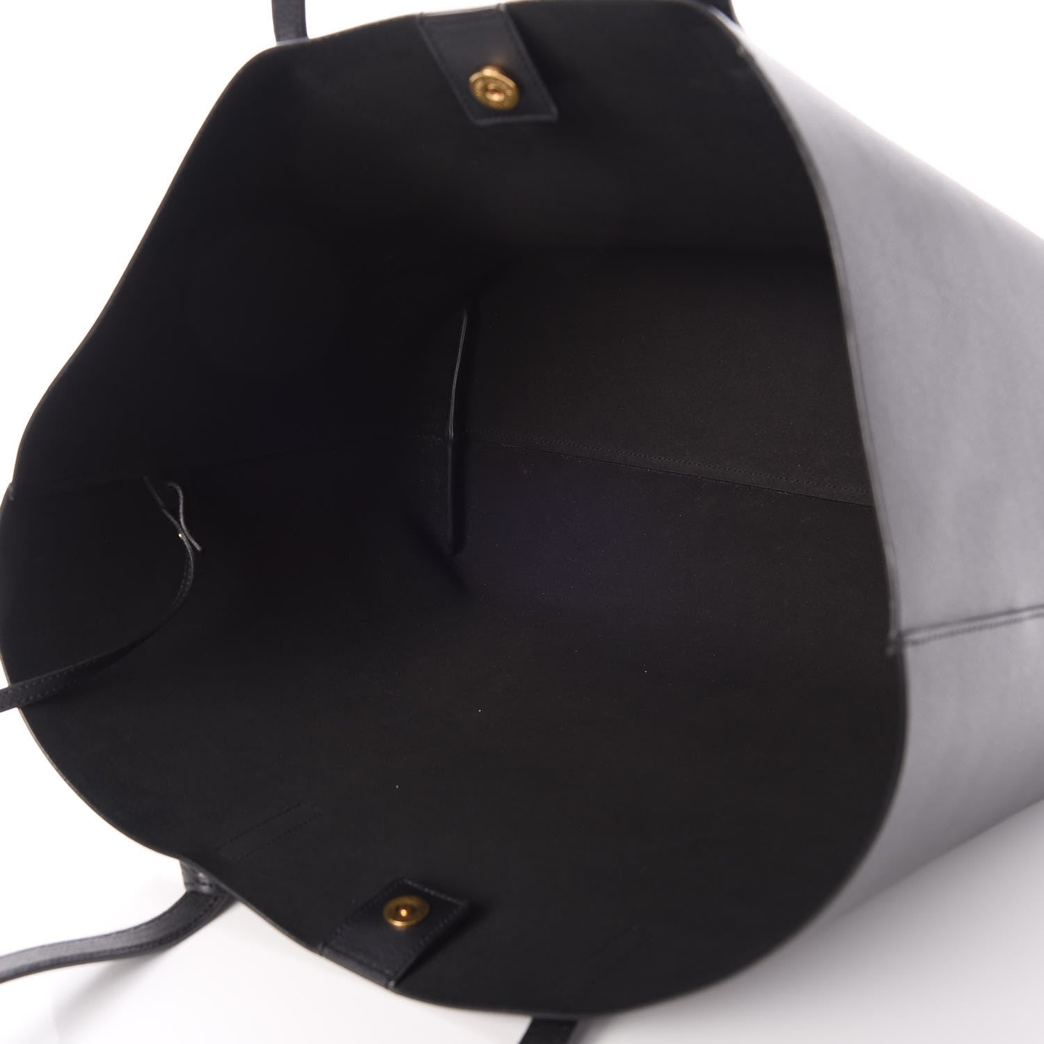 Saint Laurent Calfskin Large Shopping Tote Black 5 of 8