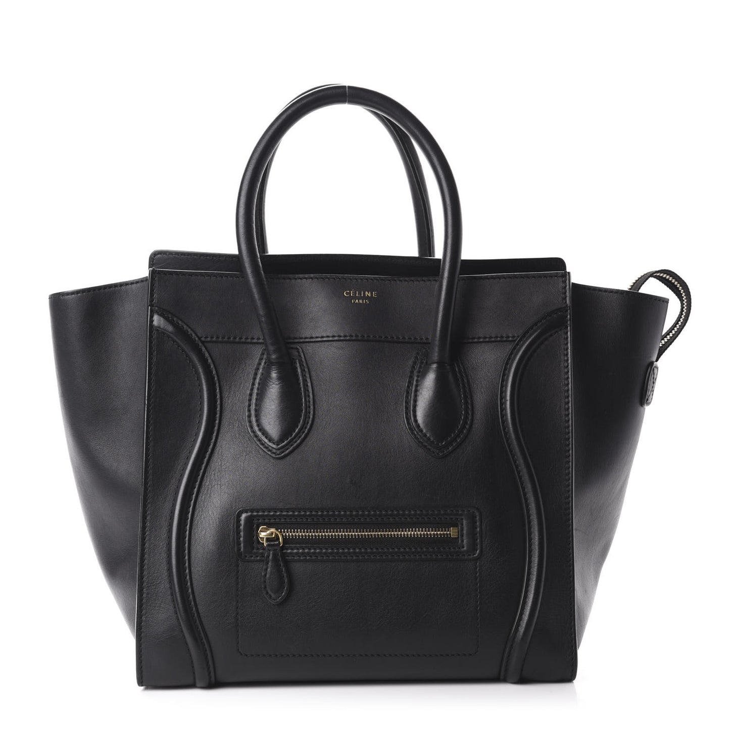 Smooth Calfskin Mini Luggage Black
