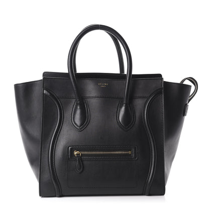Celine Smooth Calfskin Mini Luggage Black 1 of 9