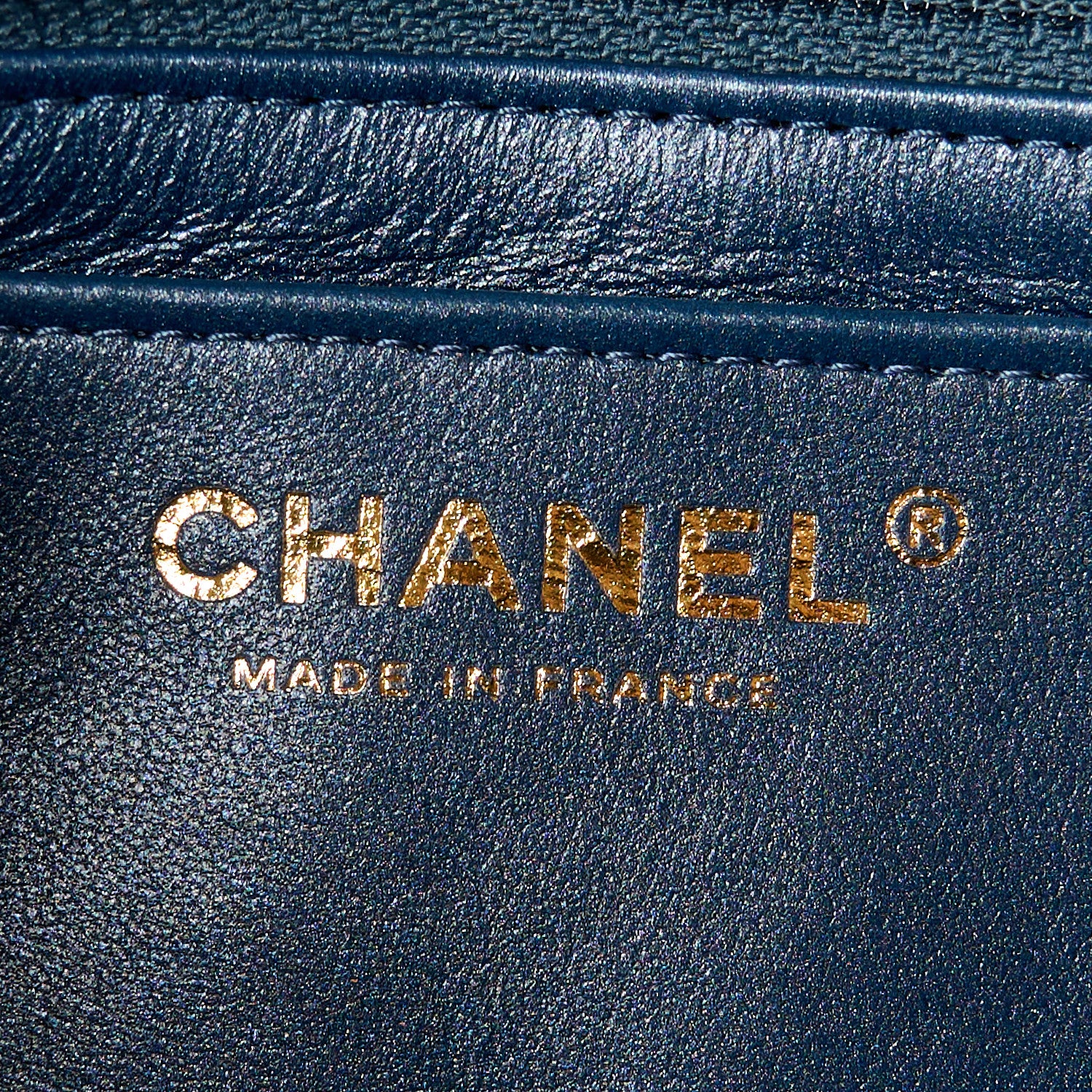 Chanel Washed Denim Quilted Mini Rectangular Flap Blue 6 of 12
