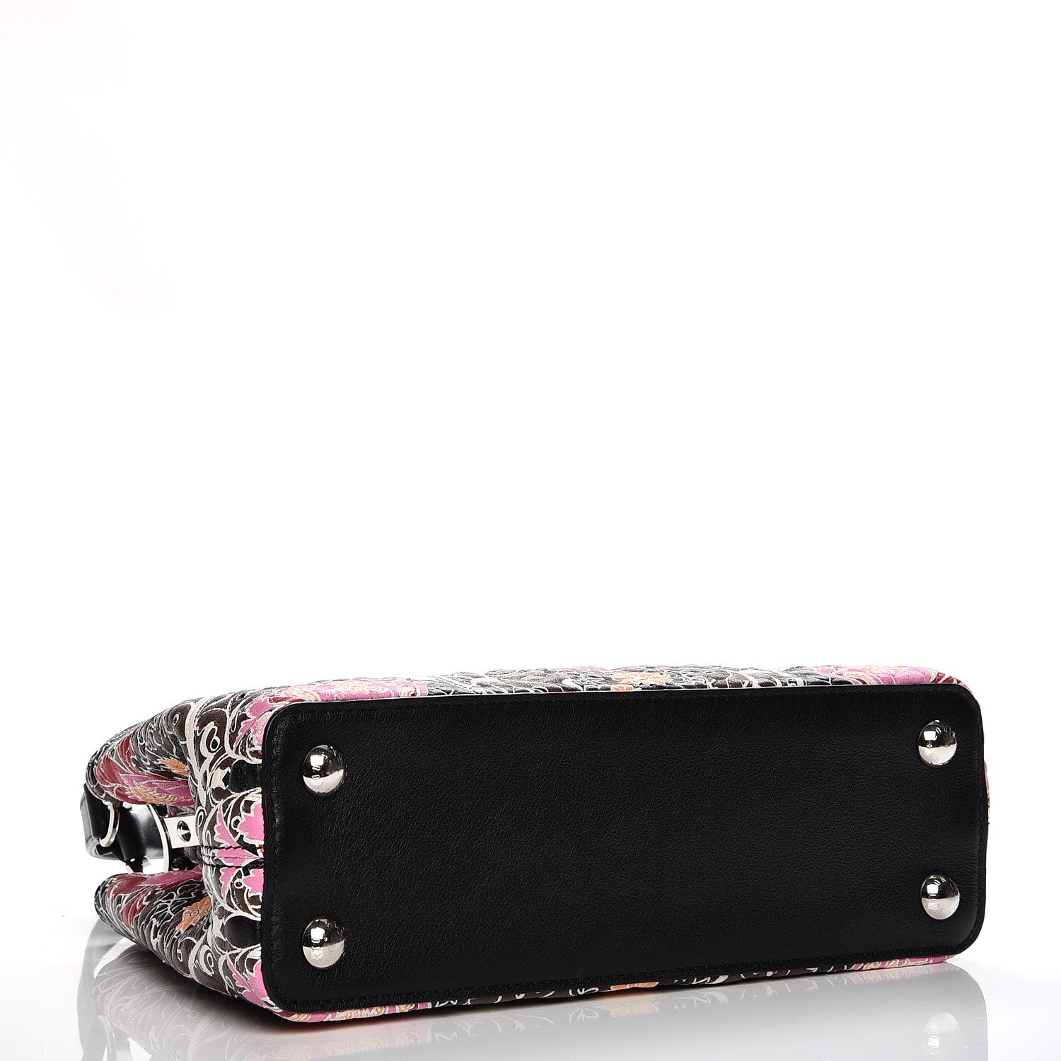 Louis Vuitton Lambskin Capucines BB Wildflowers Black 5 of 7