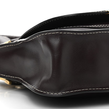 Chloe Smooth Calfskin Small Marcie Satchel Black Raisin 9 of 12