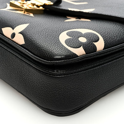 Louis Vuitton Empreinte Monogram Giant Pochette Metis Black Beige 8 of 9