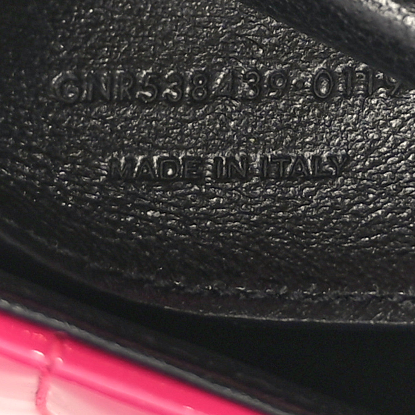 Patent Calfskin Matelasse Monogram Small Vicky Chain Bag Bubblegum