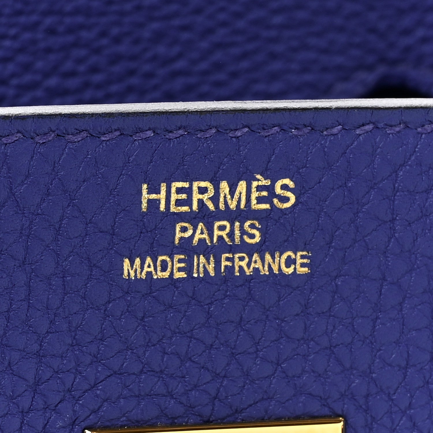 Hermes Togo Birkin 35 Bleu Electrique 6 of 11