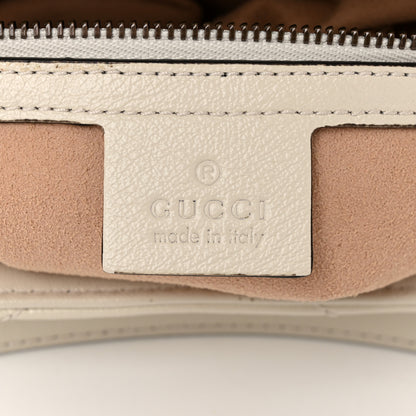 Gucci Vintage Calfskin Matelasse Medium GG Marmont Slim Tote White 6 of 10