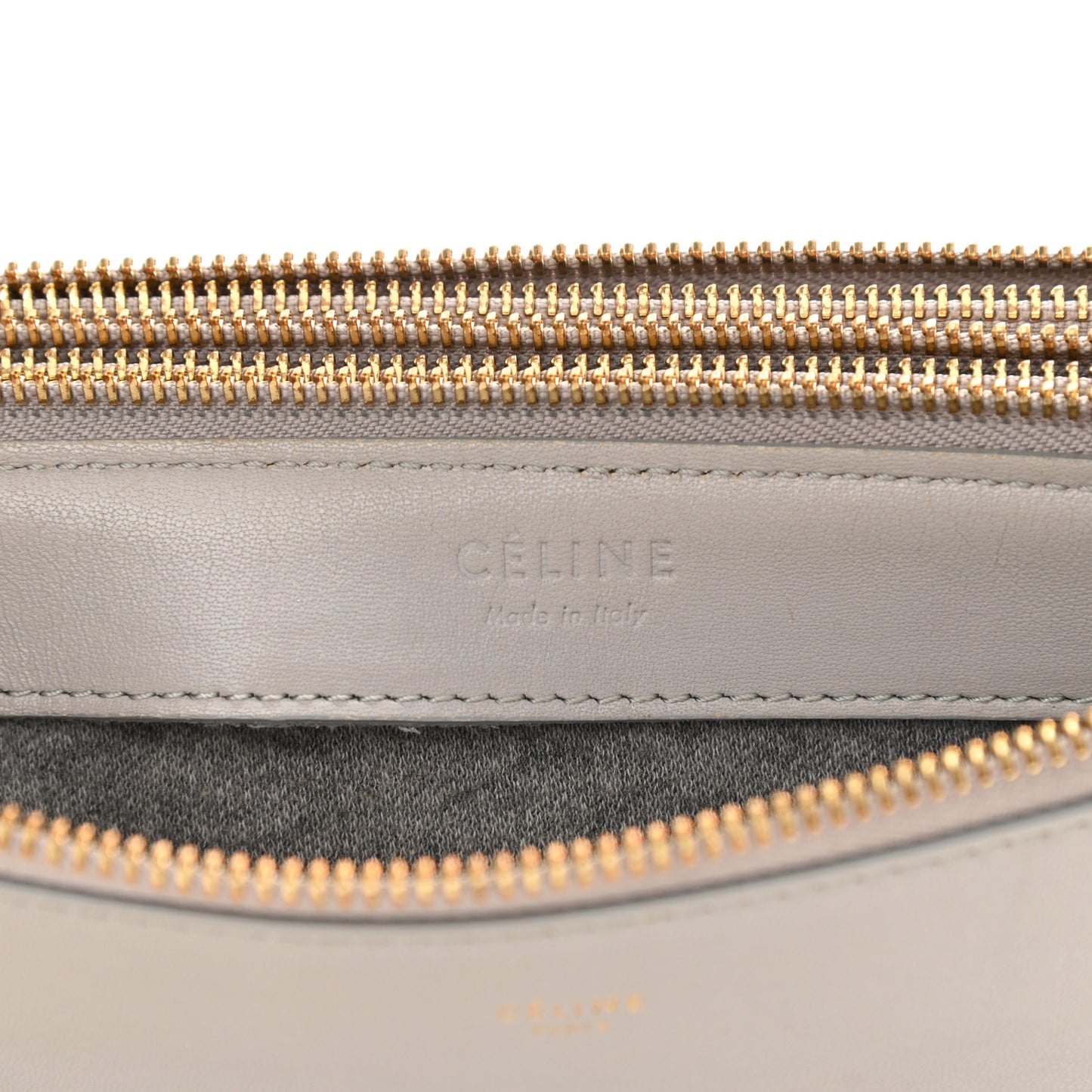 Lambskin Large Trio Crossbody Bag Smoke