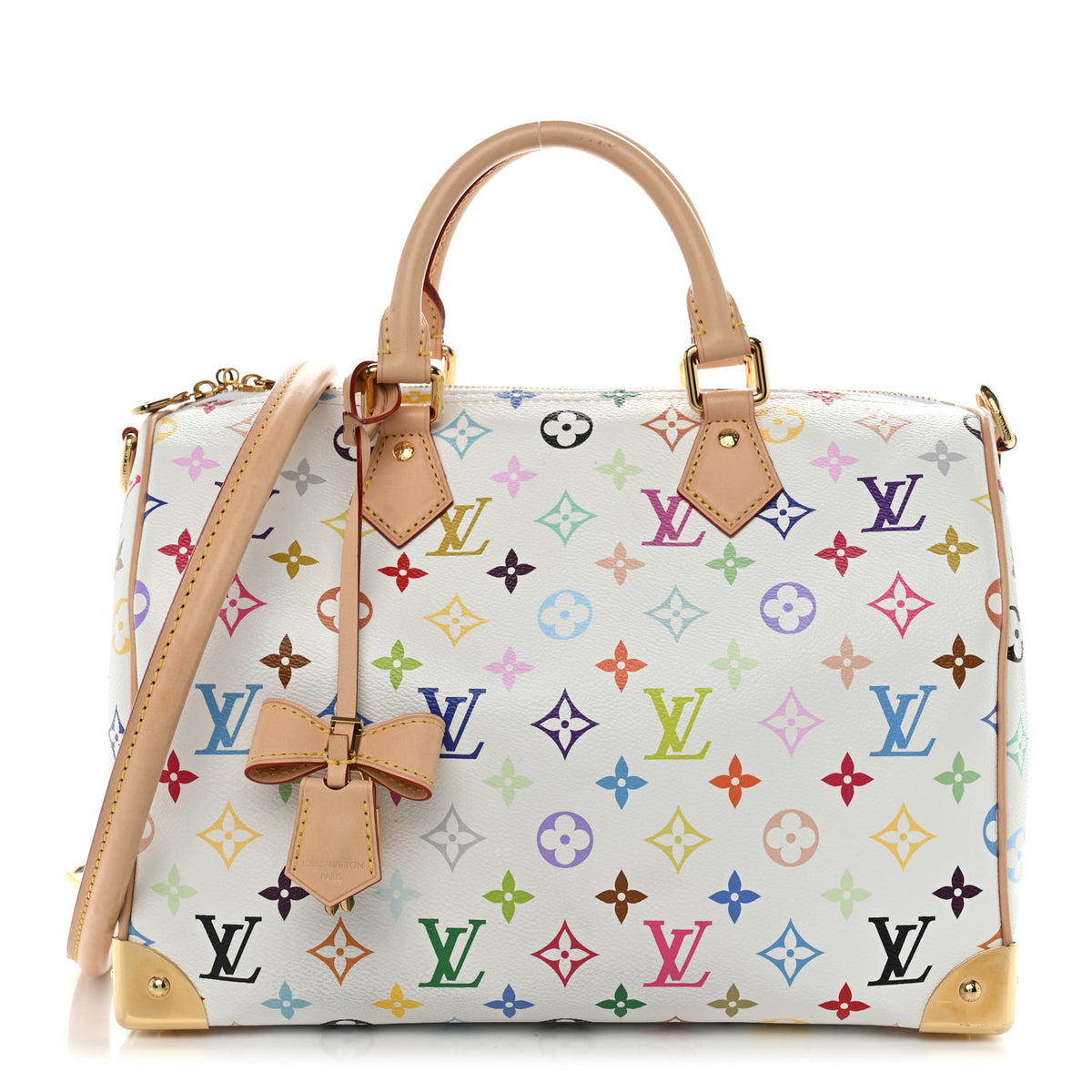 Louis Vuitton LV X TM Monogram Multicolor Speedy Soft 30 White 1 of 9