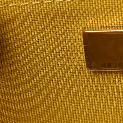 Chanel Lambskin Quilted Top Handle Wallet On Chain WOC Yellow 7 of 11