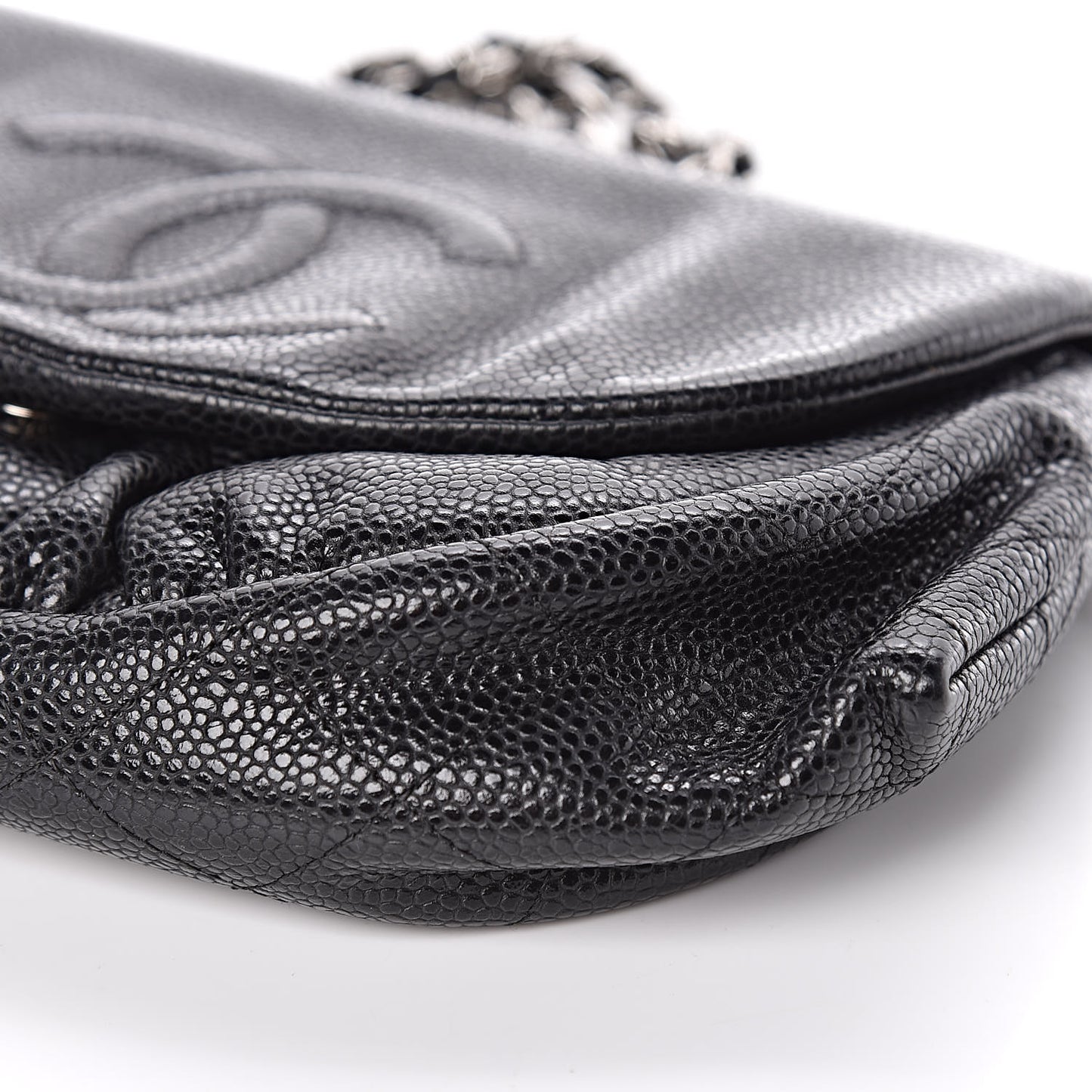 Caviar Half Moon Wallet On Chain WOC Black