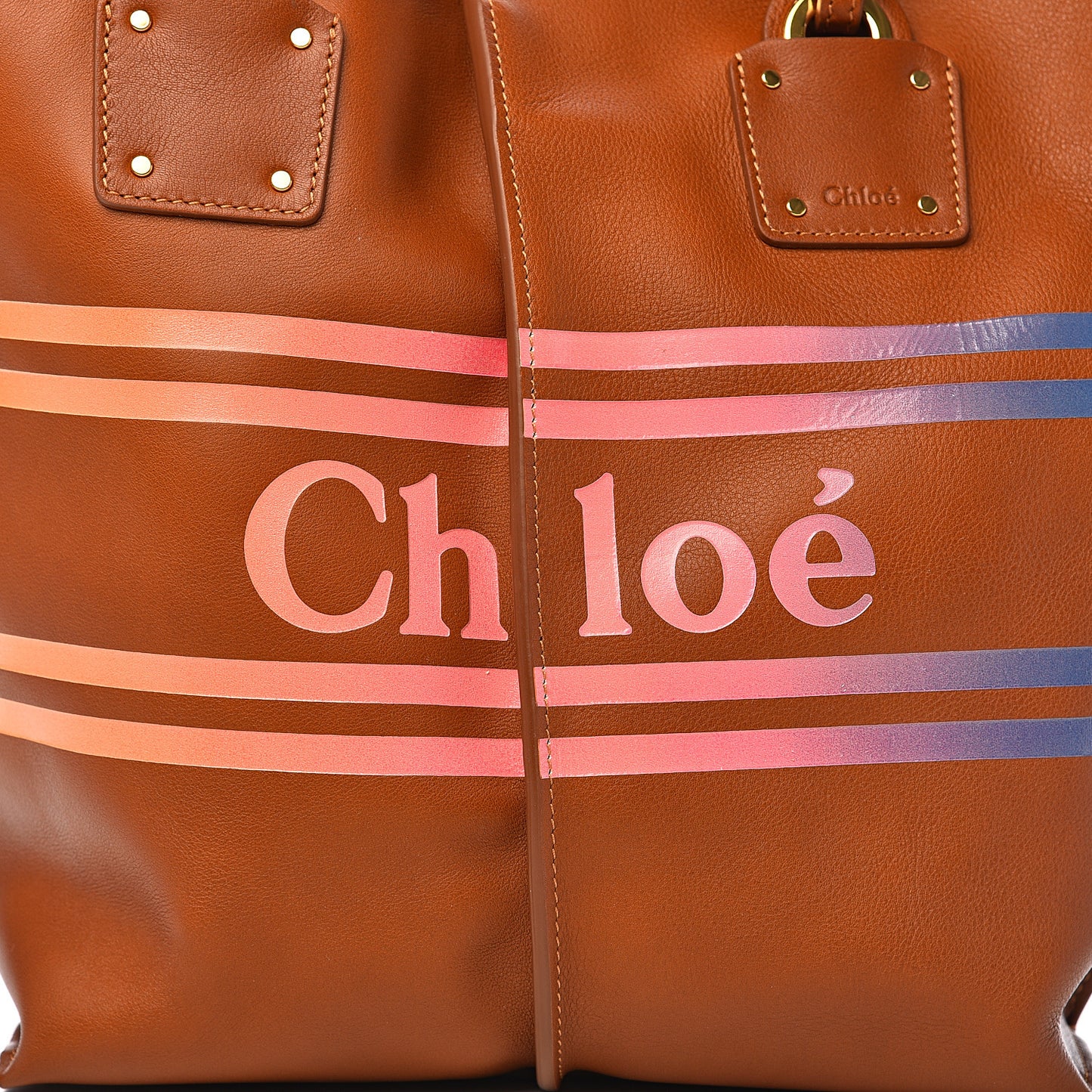 Smooth Calfskin Medium Vick Tote Caramel