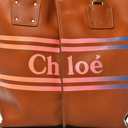 Chloe Smooth Calfskin Medium Vick Tote Caramel 10 of 10