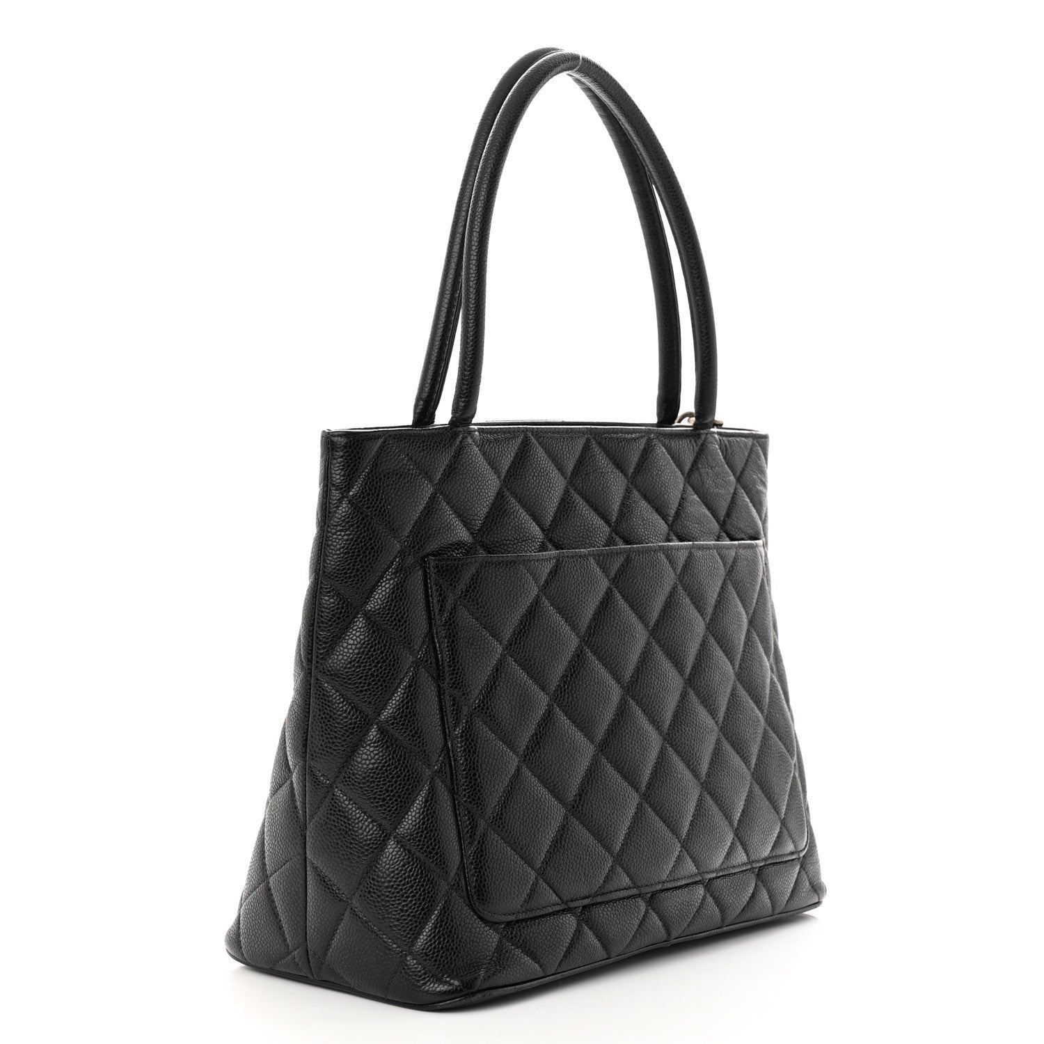 Chanel Caviar Quilted Medallion Tote Black 3 of 10