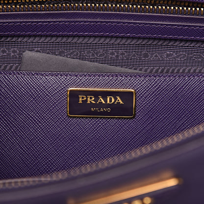 Prada Saffiano Large Galleria Double Zip Tote Uva 7 of 13