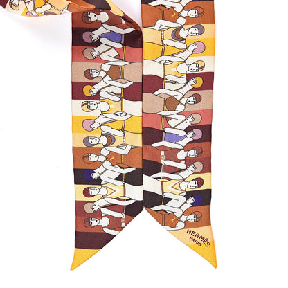 Hermes Silk Swimmers Twilly 2 of 3