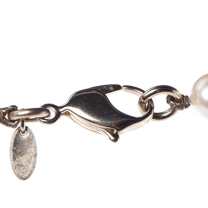 Chanel Graduated Pearl Long CC Necklace Gold 5 of 6