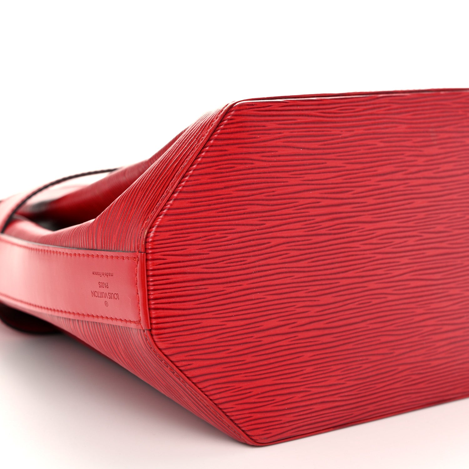 Louis Vuitton Epi Sac D'epaule Castillan Red 8 of 10