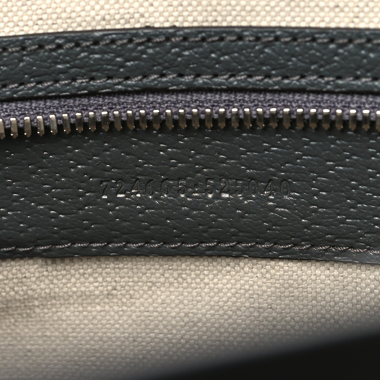 Gucci GG Supreme Monogram Textured Dollar Calfskin Large Ophidia Tote Bag Grey Black Graphite Grey 7 of 10