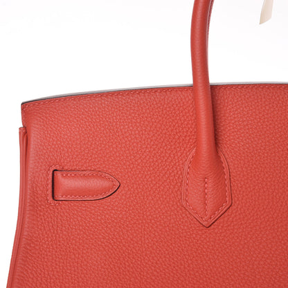 Hermes Togo Birkin 35 Rouge Pivoine 10 of 31
