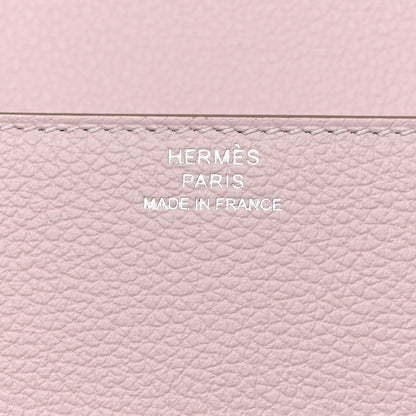 Hermes Evercolor Roulis Slim Wallet Mauve Pale 7 of 9