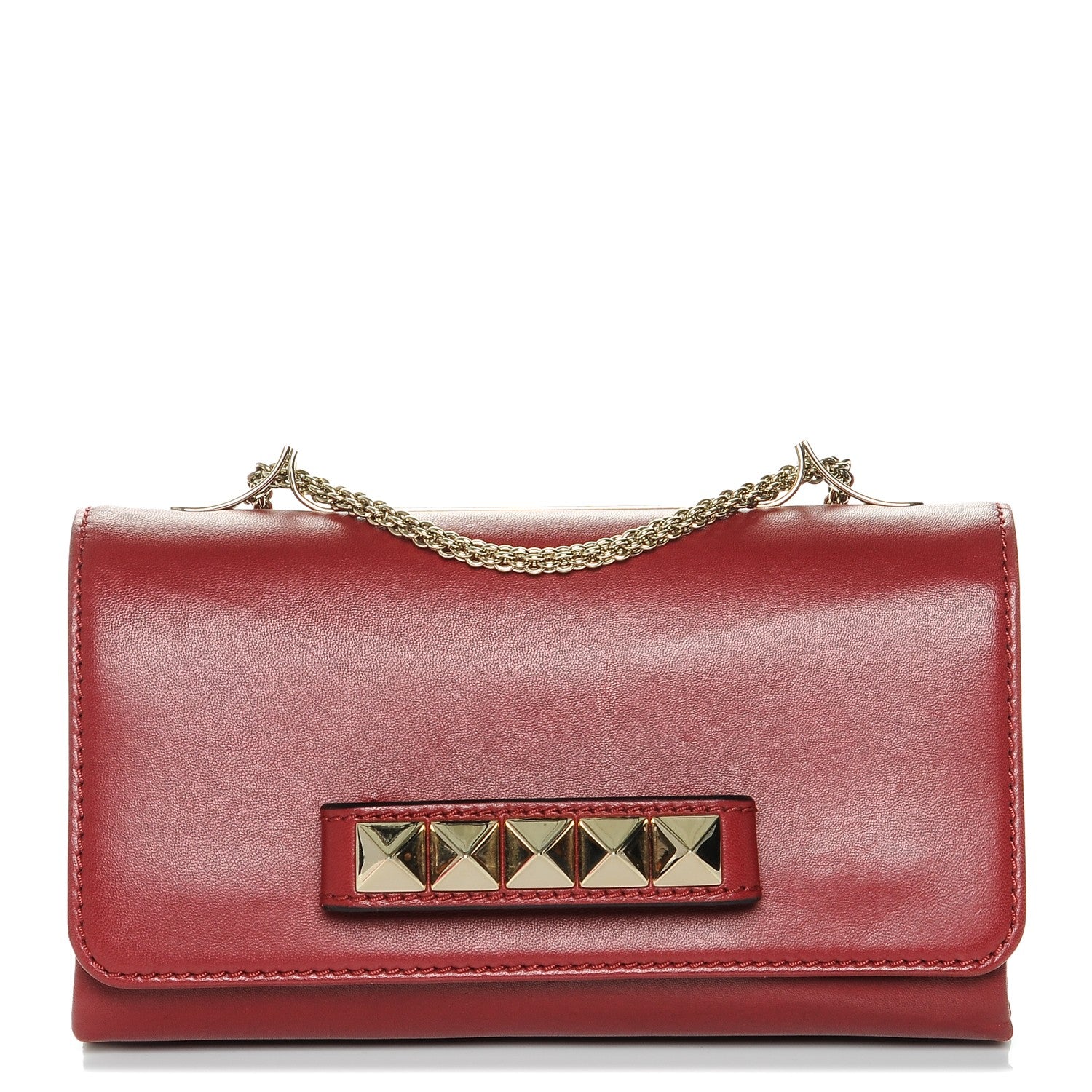Valentino Garavani Nappa Va Va Voom Shoulder Bag Red 1 of 6