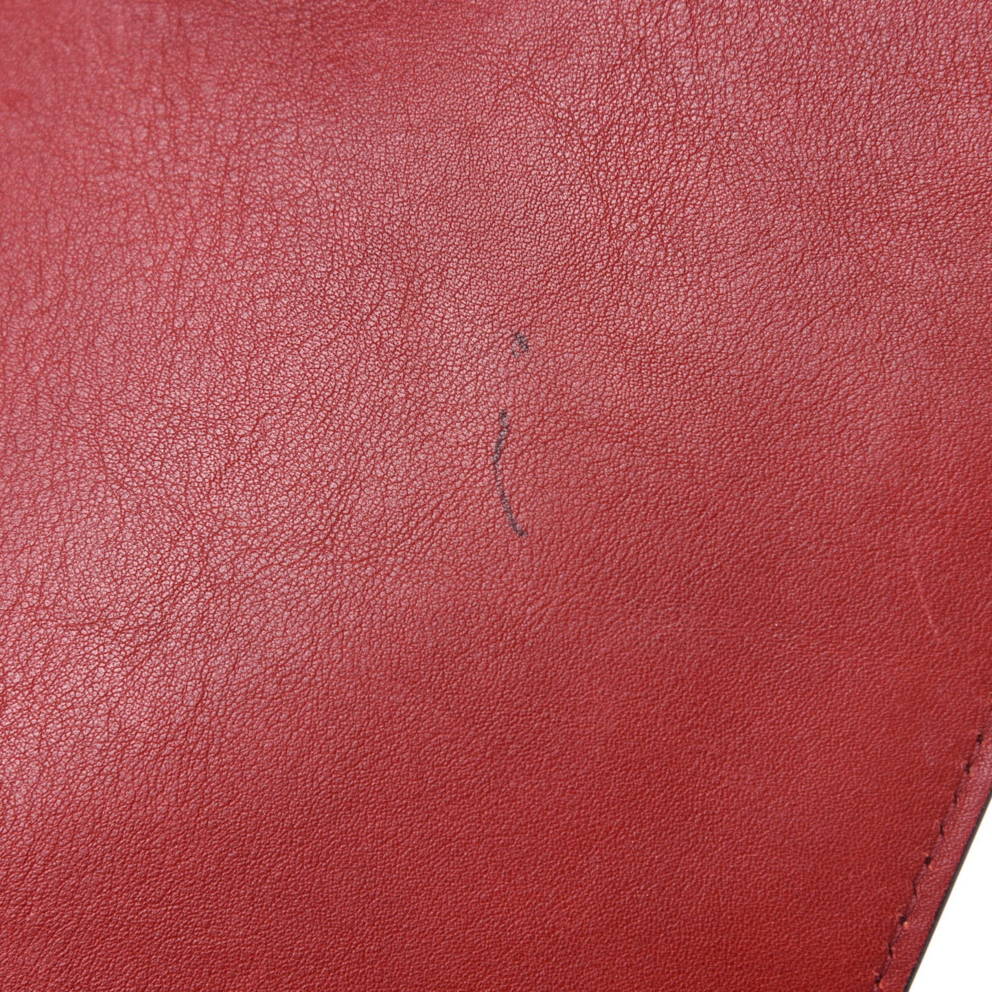 Calfskin Suede Small Nile Bracelet Bag Intense Red