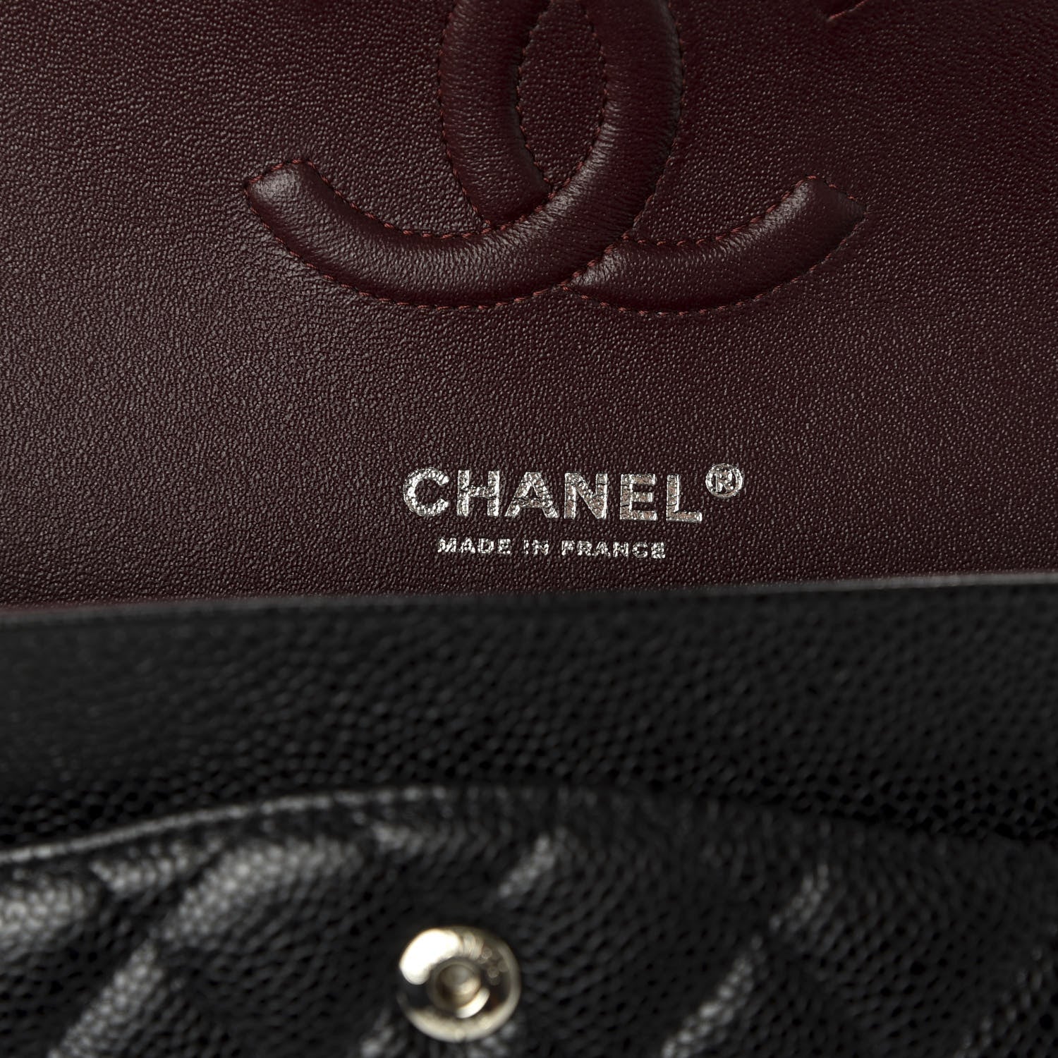 Chanel Caviar Quilted Medium Double Flap Black 6 of 9