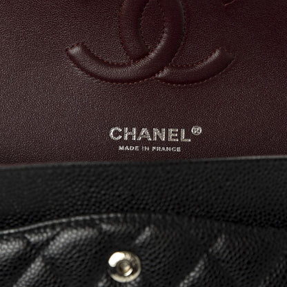 Chanel Caviar Quilted Medium Double Flap Black 6 of 9
